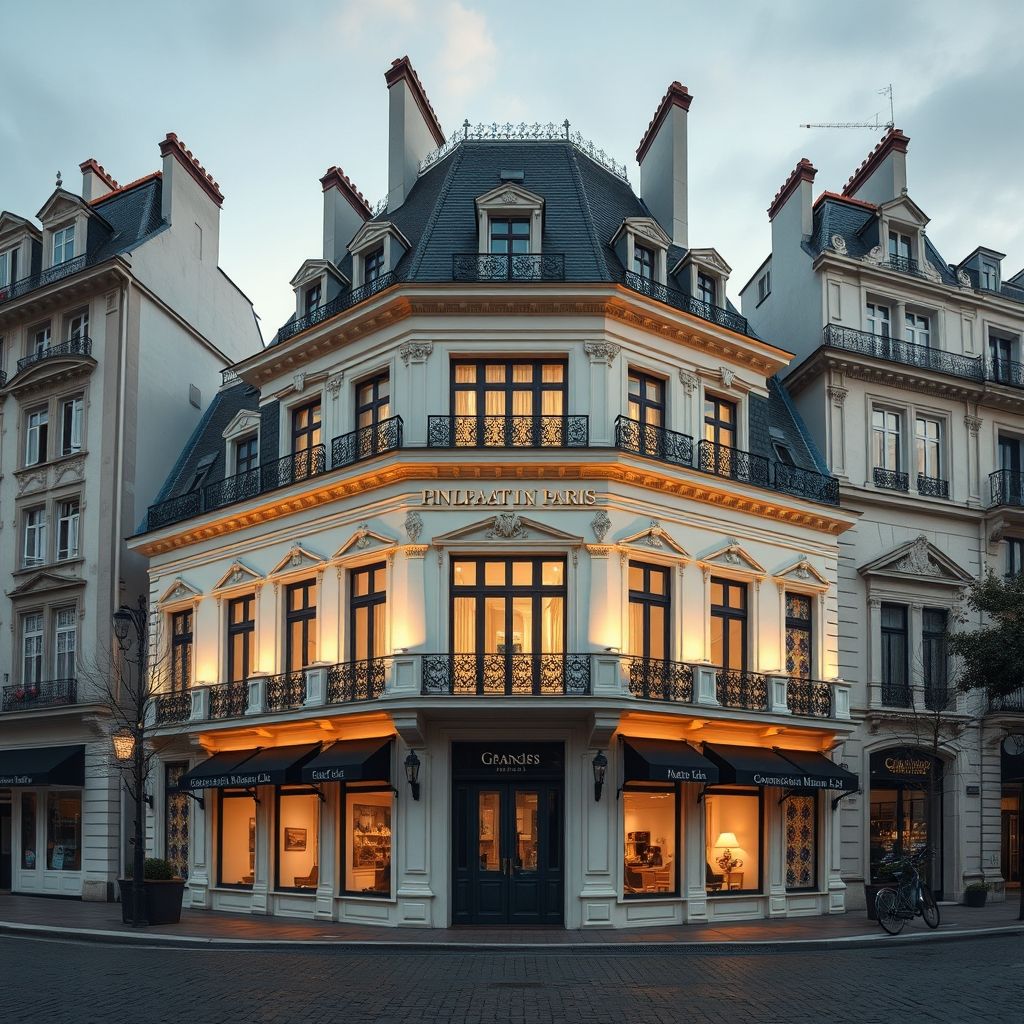 การจัดการฉากอาหารใน Grande Maison Paris